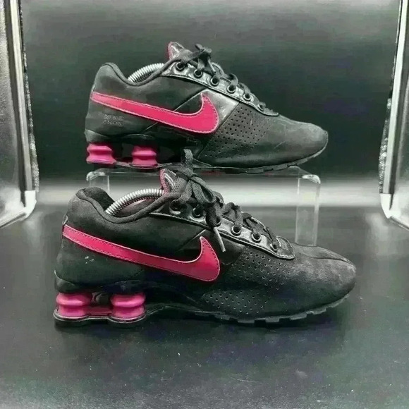 Nike Other - Nike Shox 2011 Size 5Y Youth Black Pink 616542-060 GUC READ LISTING